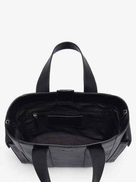 Handtas Signature Logo Strap Polyurethaan Calvin klein jeans Zwart signature logo strap 4F3290G ander zicht 2